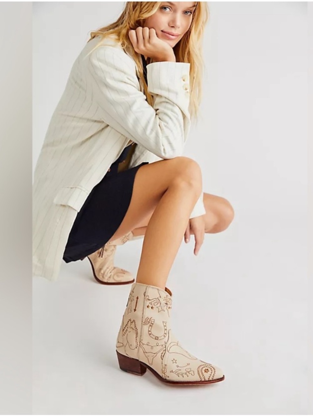 Free People New Frontier Western Booties - Picture 8 of 9